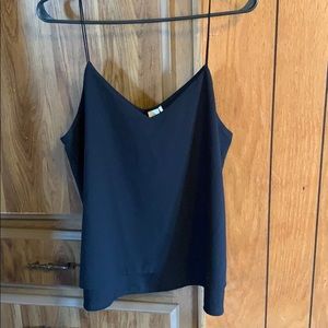 Paper Crane Black Tank